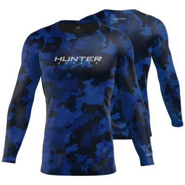Koszulka Longsleeve BLUE CAMO